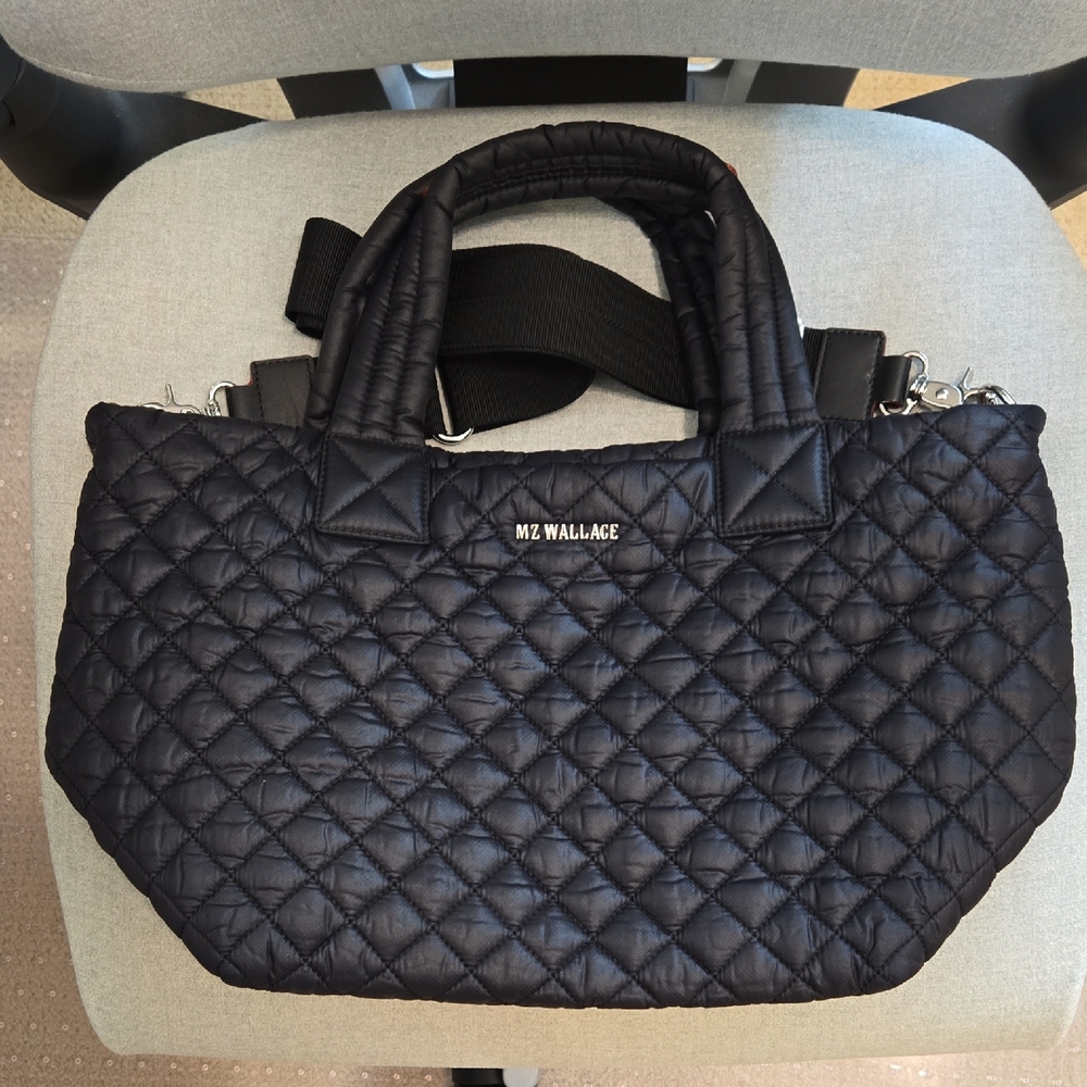 MZ Wallace, Metro Tote Deluxe, Black, Small